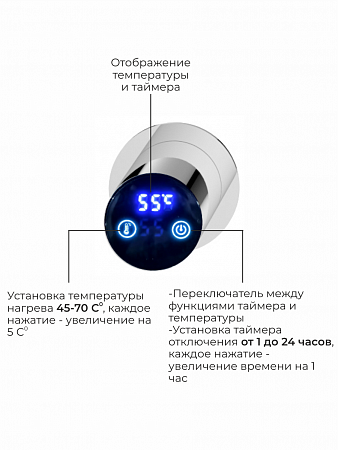 Аккорд П5 500х800 электро Полотенцесушитель TERMINUS Нержавеющая сталь Кропоткин - фото 4 Аккорд П5 500х800 электро Полотенцесушитель TERMINUS Нержавеющая сталь Кропоткин - фото 4