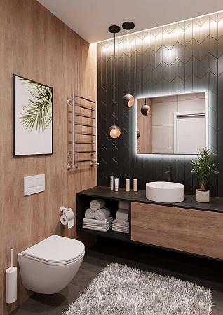 Подвесной унитаз безободковый Terminus Аврора Monolit 495х360 белый Кропоткин - фото 2 Подвесной унитаз безободковый Terminus Аврора Monolit 495х360 белый Кропоткин - фото 2